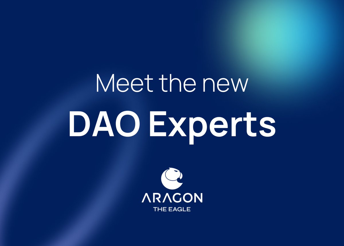 This week at Aragon: 🤝 Meet the 11 new DAO Experts specializing in audits, tokenomics, growth, and more! 🎧 Listen to the recording of our State of DAO Security space with @CyfrinAudits and @CertoraInc Read more 👇 theeagleweekly.substack.com/p/meet-the-new…