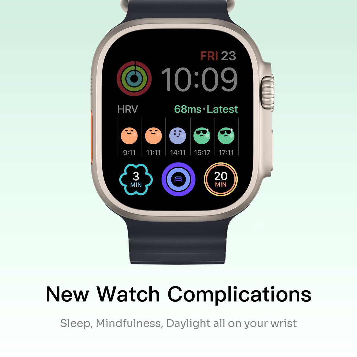 We're thrilled to announce StressWatch 2.0 is here! 
The all-new "Actions" tab contains key stats that could affect your stress level, corresponding complications a also avail on Apple Watch, your sleep, mindfulness and sunshine are a just a glance away. Download now in AppStore!