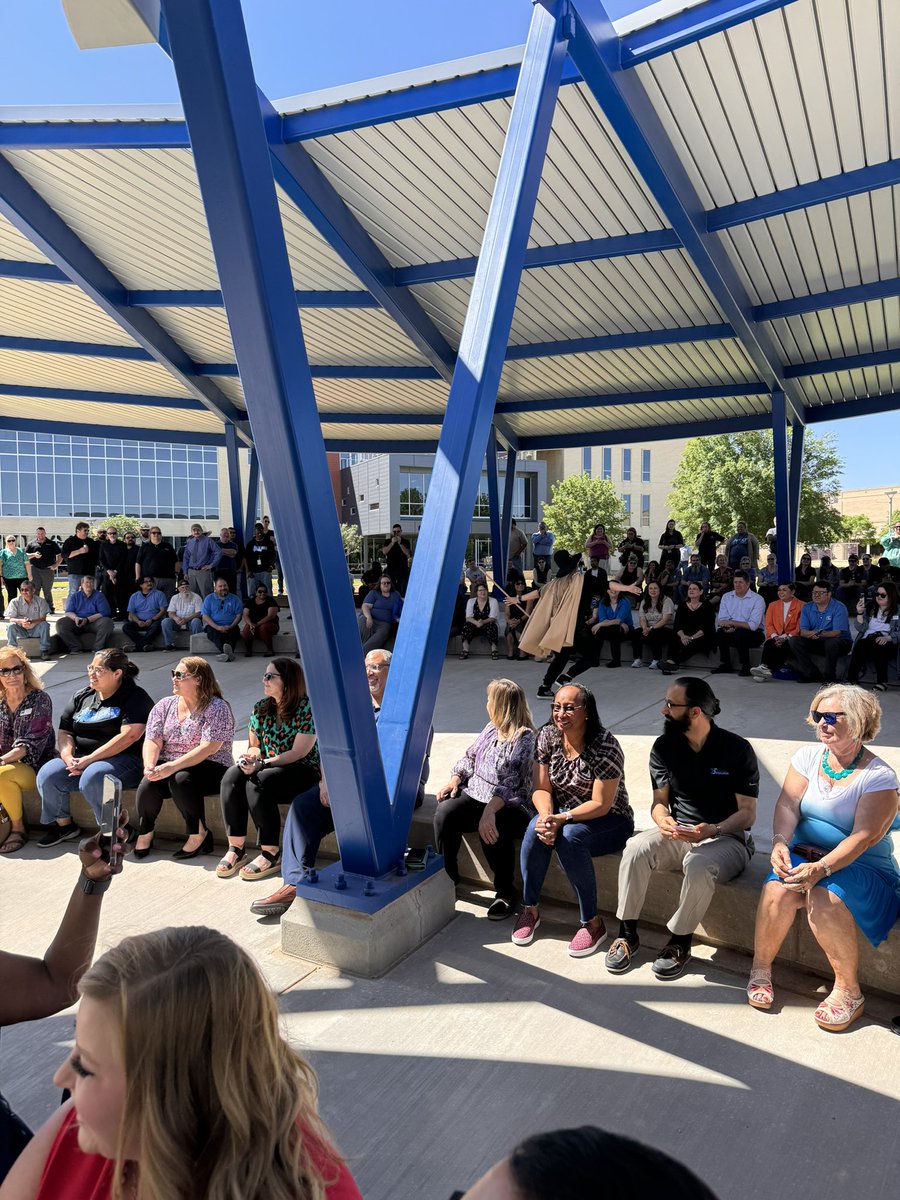 Yesterday, the @OdessaCollege team held our ‘grand opening’ event for the new and improved Odessa College Amphitheater. The new structure is a work of art and the performing artists were outstanding! Go Wranglers! #TweetOC #PositivelyOC