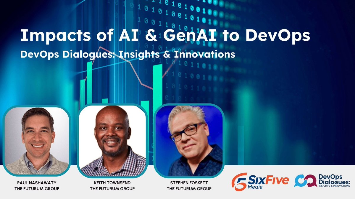 .@PNashawaty discusses AI's impact on DevOps, including GenAI, with @SFoskett and @CTOAdvisor. They delve into AI's role in DevOps efficiency, addressing transparency, bias, and collaboration. buff.ly/4d1zHTE #DevOpsDialogues #TheFuturumGroup #AI