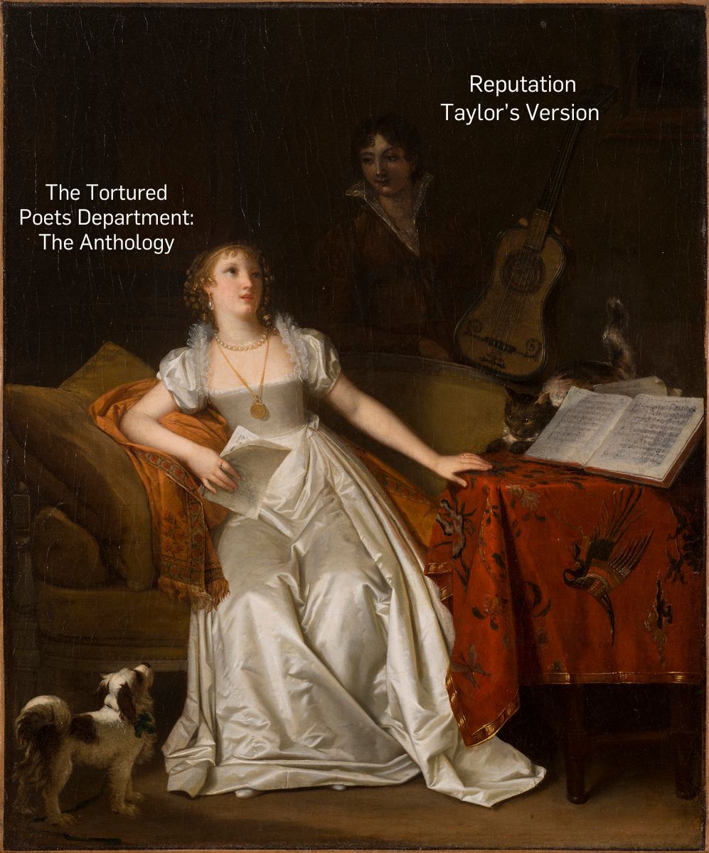 Never let them know your next move. - Taylor Swift, probably. If you need us today, we’ll be busy learning 30 new songs... Happy #TorturedPoetsDepartment release day to all who celebrate! Artwork credit: Marguerite Gérard, “Prelude to a Concert,” ca. 1810