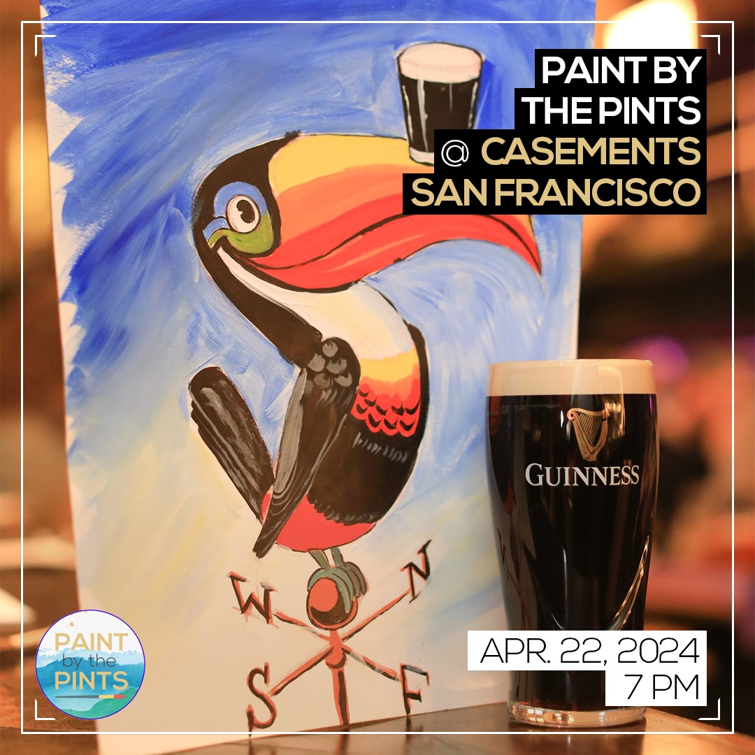 Wanna drink Guinness while you paint in a bar? Check out Paint by the Pints this weekend. There will also be Irish trivia and plenty of banter. eventbrite.ie/e/paint-sip-gu…