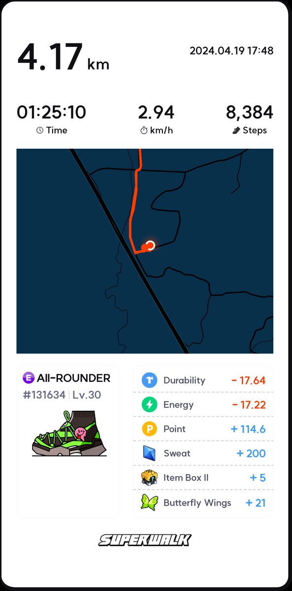 PostModernEko's tweet photo. Superwalk'ta walk tokenin Mexc borsasında listelenmesi sonrası ilk yürüyüş..
Uygulama link ; https://t.co/VPvvRP7eN4
Activation Code: P73O2DE
@SuperWalk_ #movetoearn #web3games #playtoearn #defigames #nft #blockchaingames #crypto #walktoken #mexc https://t.co/kjniLtJoib