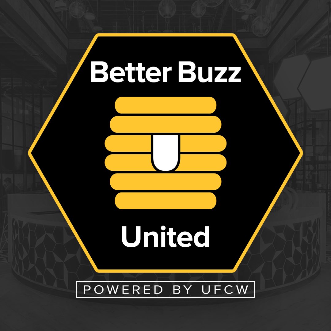 UFCW135's tweet photo. We the workers at Better Buzz Hillcrest, the company's flagship location, have filed an election petition with the National Labor Relations Board to form a union.

We believe that all workers deserve access to benefits, fair wages, and a safe work environment. https://t.co/aE6L9GRNfr