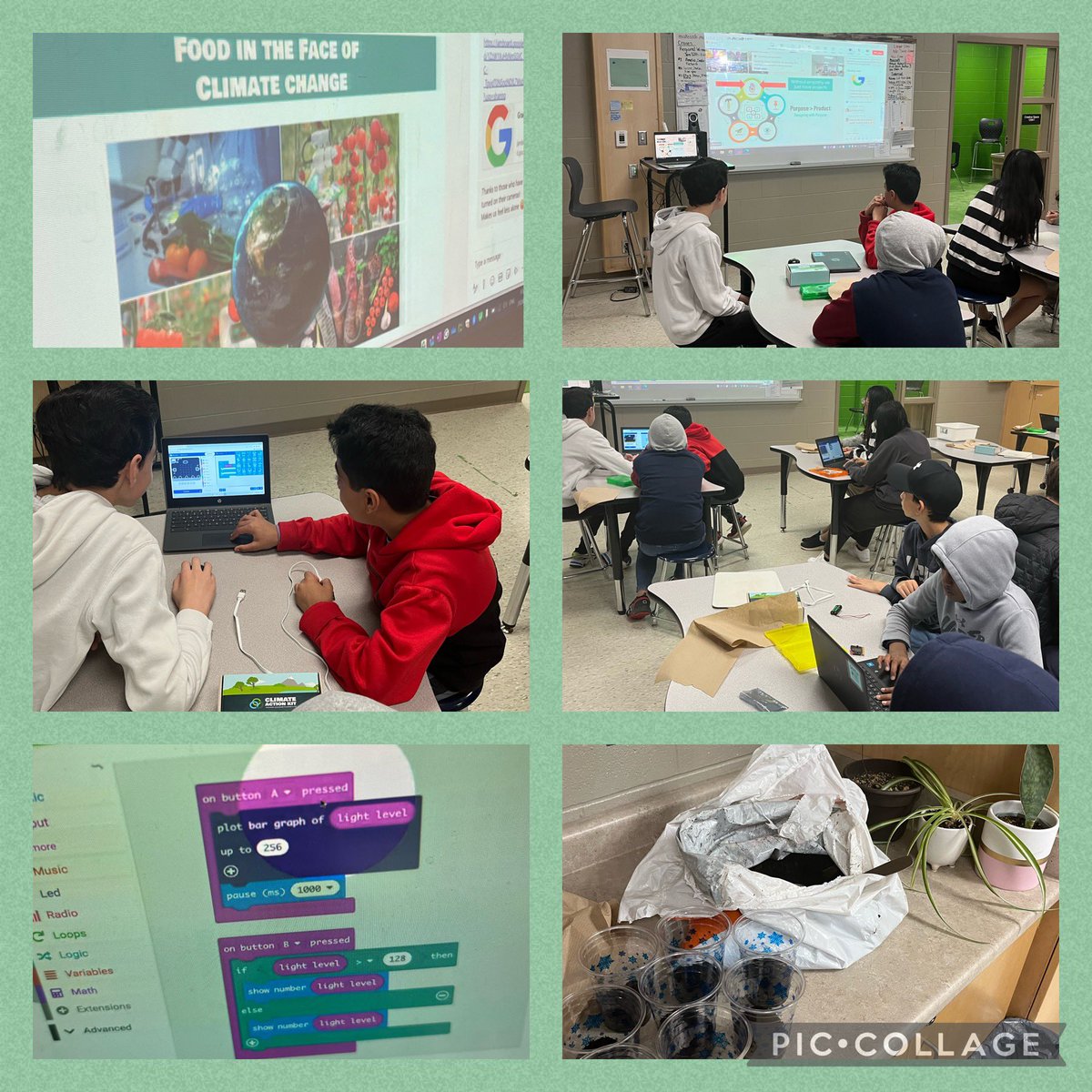 @cedarhollowps Gr7s were engaged throughout today’s Microbit Food in the Face of Climate Change session. Coding @microbit_edu and creating a water irrigation system using the Climate Action Kits. 🌱 Thanks @dtangred @MandyCleland1 @ElliseMackie #tvdsbllc #thehollow