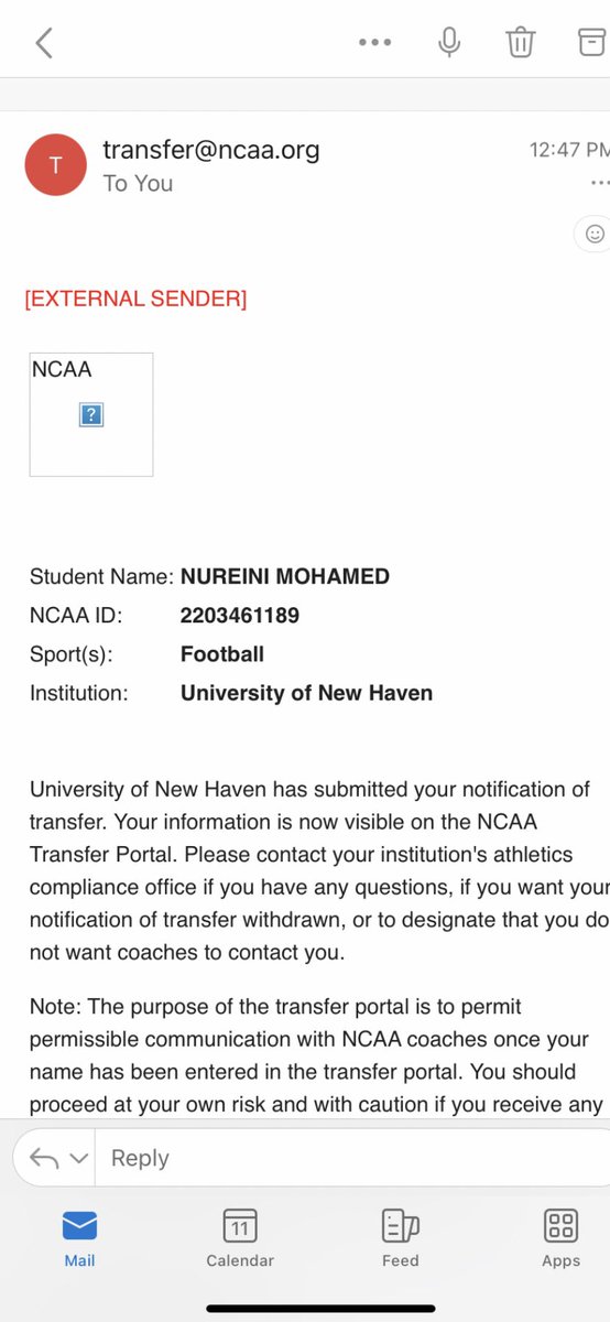 NureiniMohamed's tweet photo. Transfer portal Wr
4 year’s eligibility 
Sophomore https://t.co/4sb6eju0hW