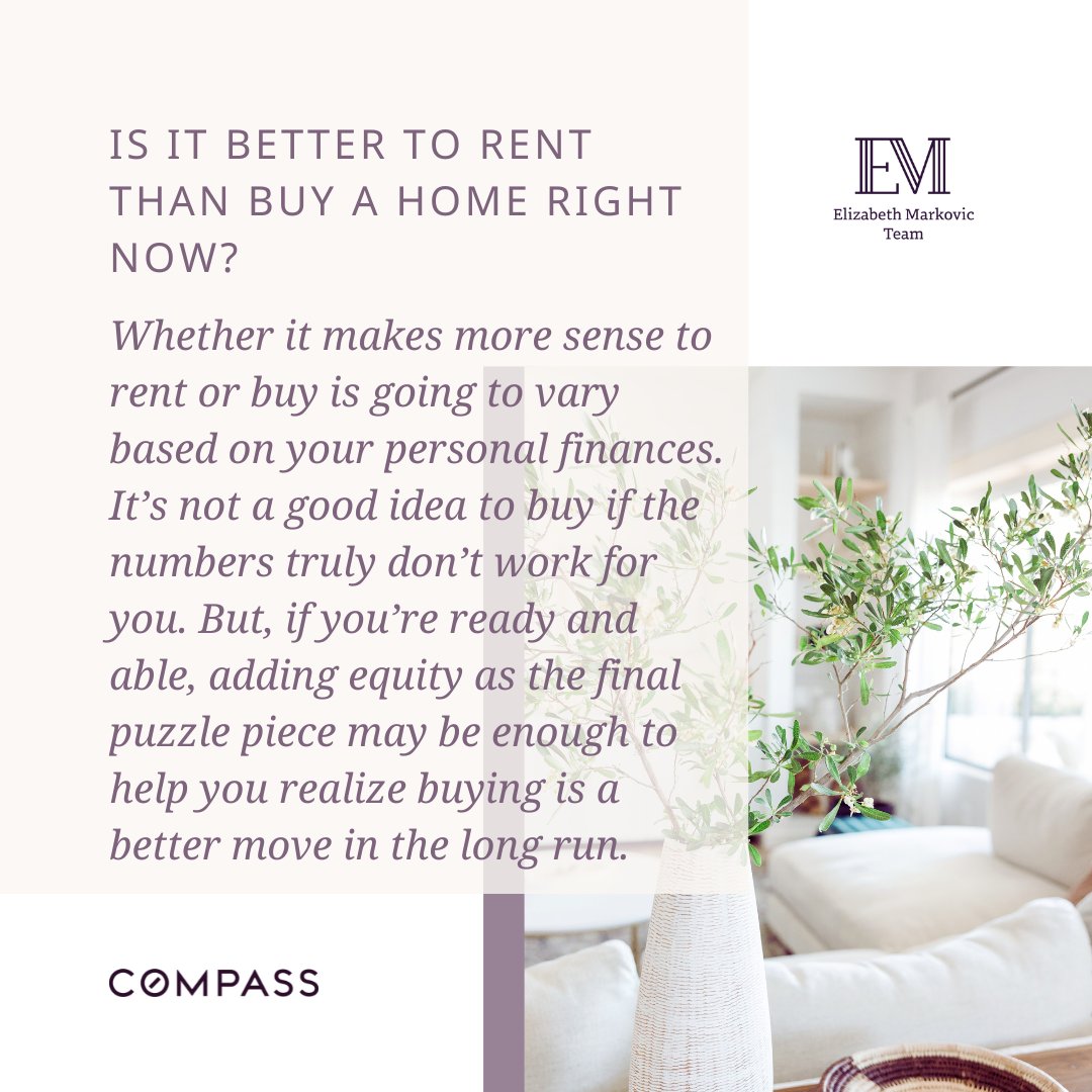 The decision to rent or buy a home right now depends on a variety of factors, including personal preferences, financial circumstances, and market conditions. 

#rentvsown #whichisbetter #buyersagent #buyersmarket