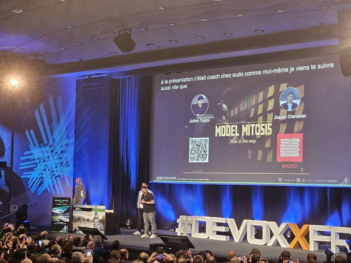 20uf_tech's tweet photo. Très bons moments au #DevoxxFR  2024 🤗 https://t.co/Z7mTqnVnga