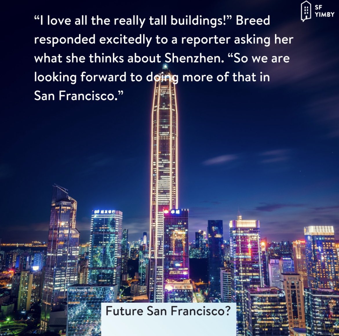 San Francisco should absolutely look to China for solutions. Liberal tech capitalism cannot create the solutions the city desperately needs; in fact, it led to very problems the city now contend with.