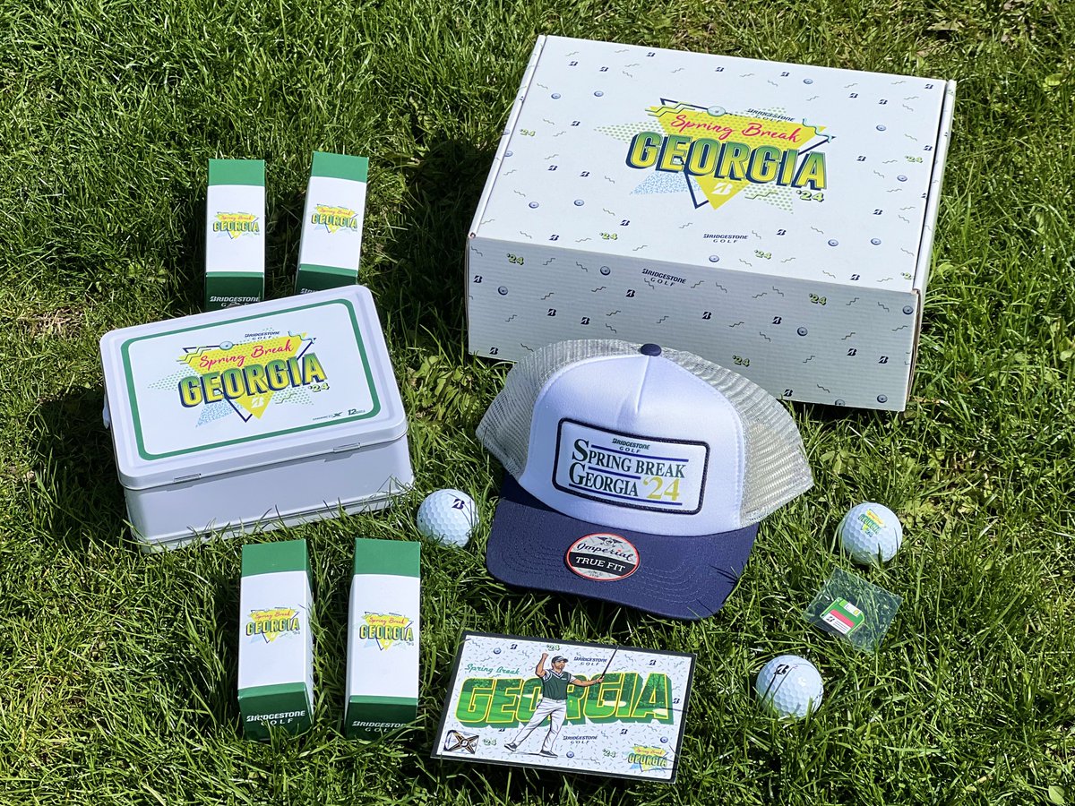 PGAPappas's tweet image. 🚨 PGAPappas Bridgestone Golf Spring Break Georgia 24 GIVEAWAY 🚨

🔥 Bridgestone Golf Spring Break 24 Capsule Collection (Tour B X  balls, ball marker, hat, lunch box, autographed postcard from Tiger, Day, or Fred)

To enter:
🌺 Retweet
🌺 Follow @PGAPappas and @bridgestonegolf