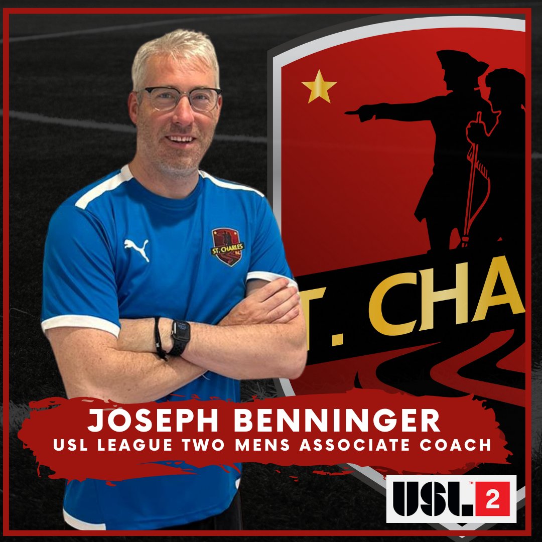 Coach Mosby is filling out his staff for our @USLLeagueTwo club.

Help us welcome Associate Coach Joe Benninger! Coach Benninger has previous USL experience and is a title winning coach for @eccmsoccer/@eccwsoccer.

Welcome Coach Benninger!

tinyurl.com/5a2t8u67