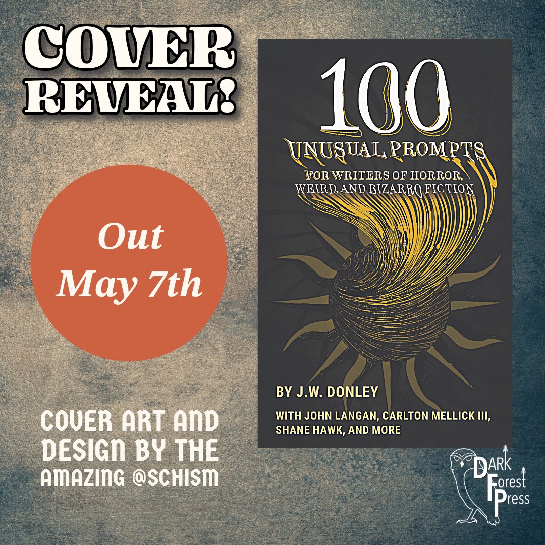Soon 100 Unusual Prompts will be free to infest the world. Behold its glorious cover & kneel! Cover art & design by the talented Schism. More of their work can be found here: instagram.com/schism.art/ Order your copy today! amzn.to/3JqSyu4 #CoverReveal #100UnusualPrompts