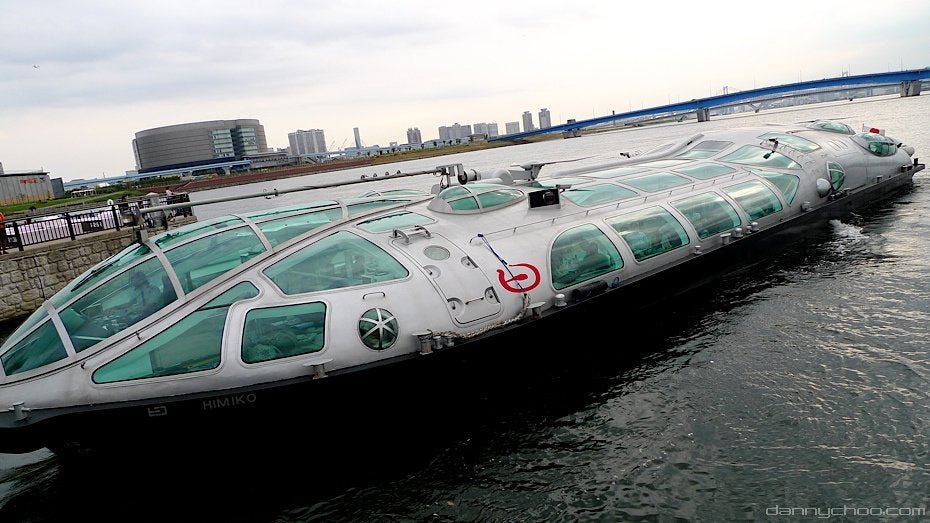 This Japanese ferry boat is the greatest spaceship that never flew. I love absolutely everything about it