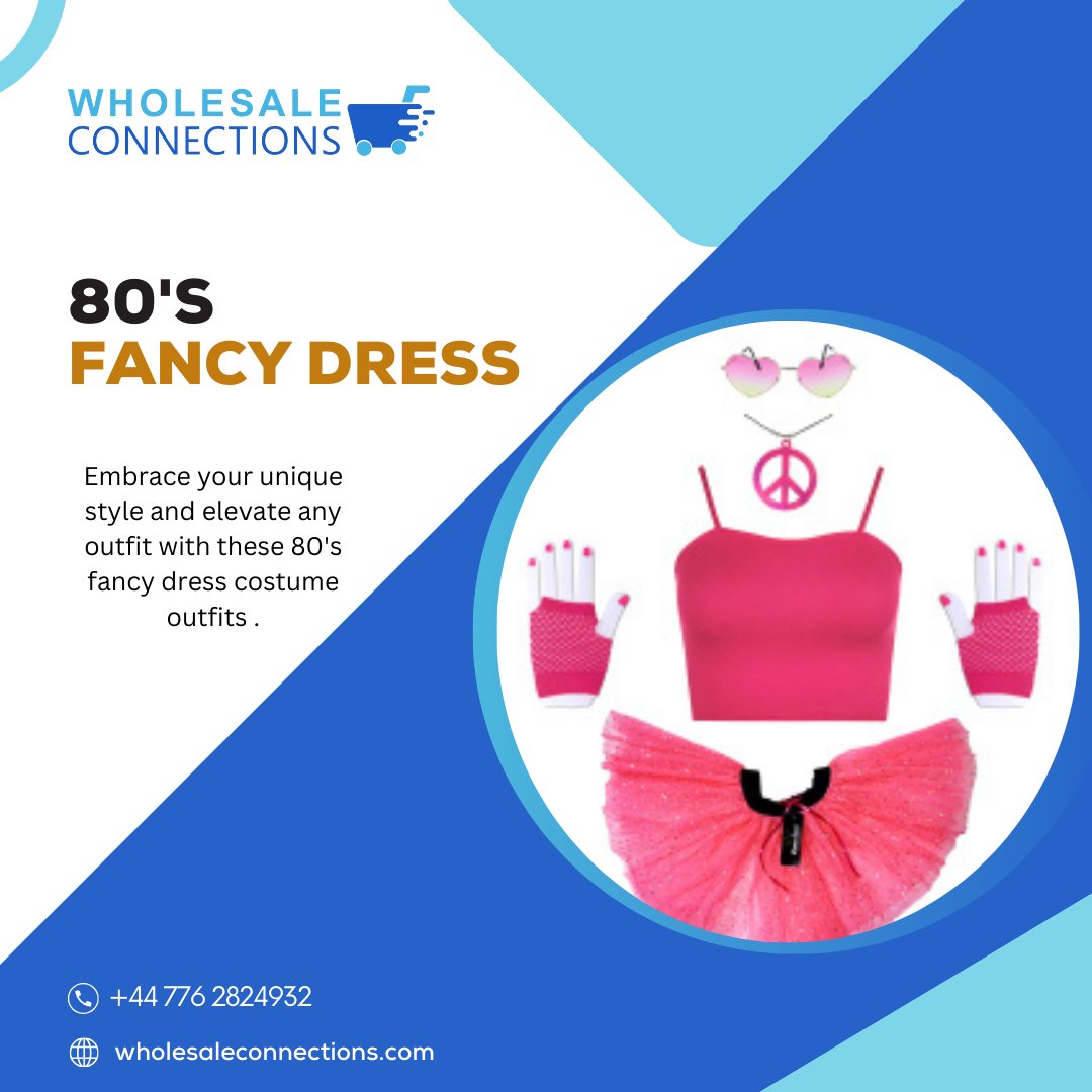 Who needs a time machine when you've got an 80s fancy dress outfit this epic? 🚀

𝐂𝐨n𝐭𝐚𝐜𝐭 𝐮𝐬:+44 776 2824932
𝐄𝐦𝐚𝐢𝐥: info@wholesaleconnections.com
𝐖𝐞𝐛𝐬𝐢𝐭𝐞: wholesaleconnections.com

#Wholesaleconections #uk #fancydress #oldfashion #Fashion #FashionHaul