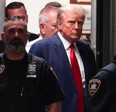 BREAKING: Donald Trump shows up to court with his hair 'uncharacteristically messy' as if 'the wind hit it on the way into court,' according to The New York Times' Maggie Haberman. And it gets even funnier... 'Trump appears to have fallen asleep in court again. It happened