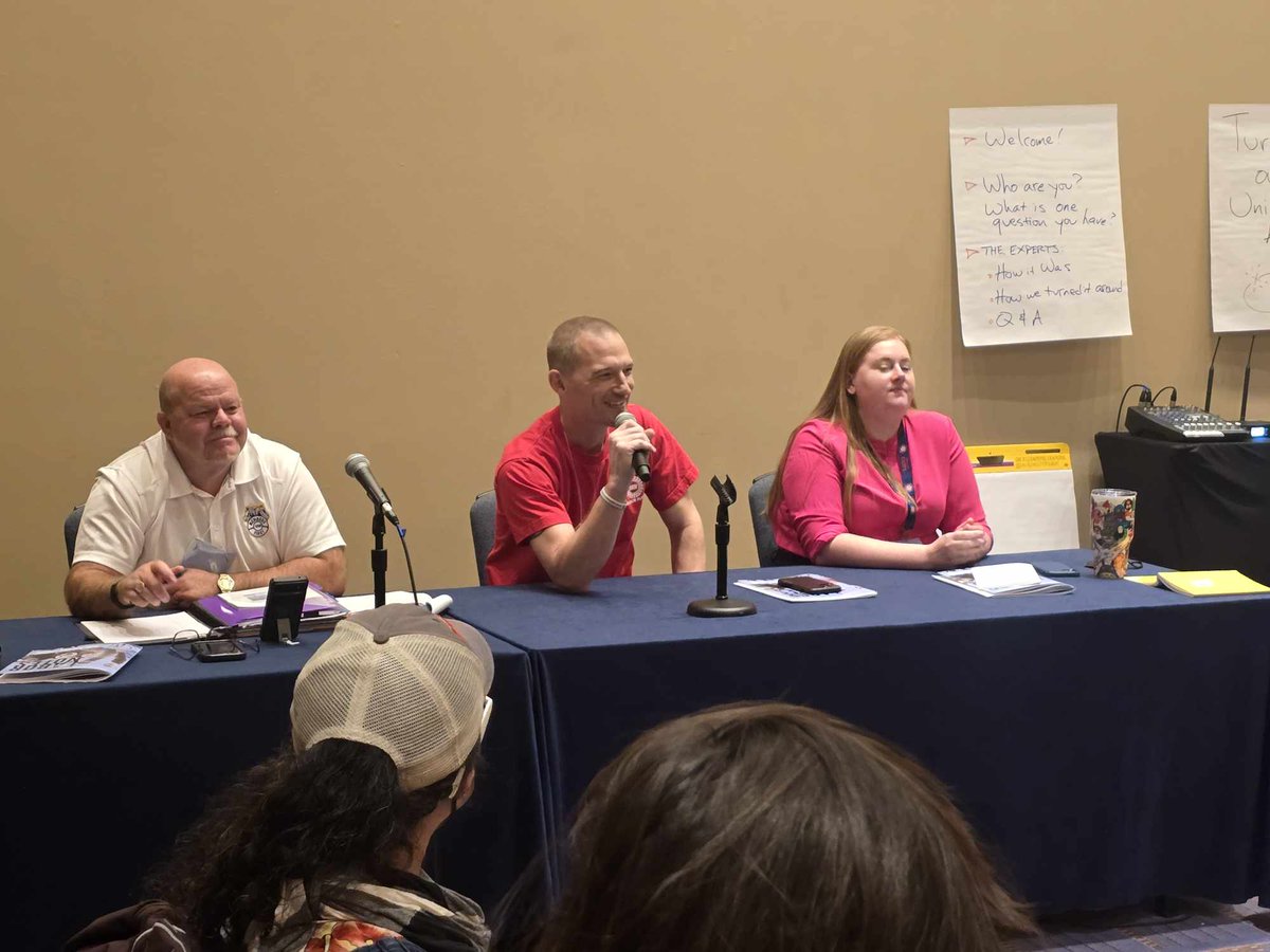 'I'll be a rank and file until the day I die, and I'll never forget where I came from' Assistant Director @RJensen72 on a panel at LaborNotes