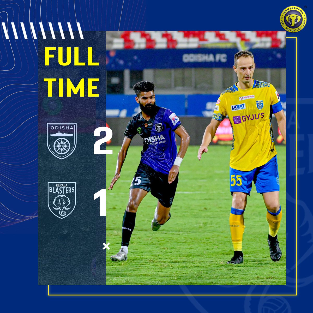 An end to another season! #Manjappada #KoodeyundManjappada #KBFC #ISL #Blasters