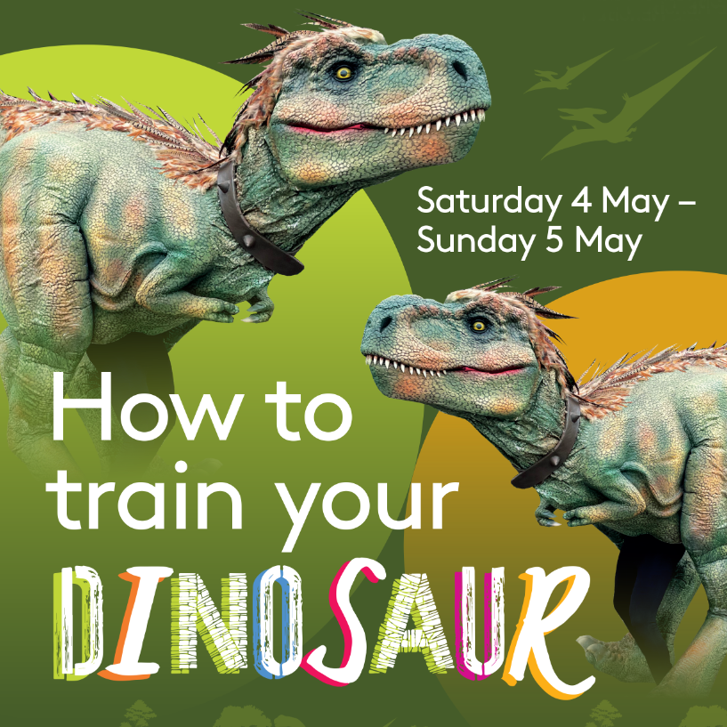 We're used to spotting herdwicks on the hillside but have you ever seen a dinosaur in the Lake District? 🦖 How to train your dinosaur will be at our Visitor Centre @brockhole May 4 and 5 Book your tickets before they go extinct! ow.ly/C3P050RjCuc