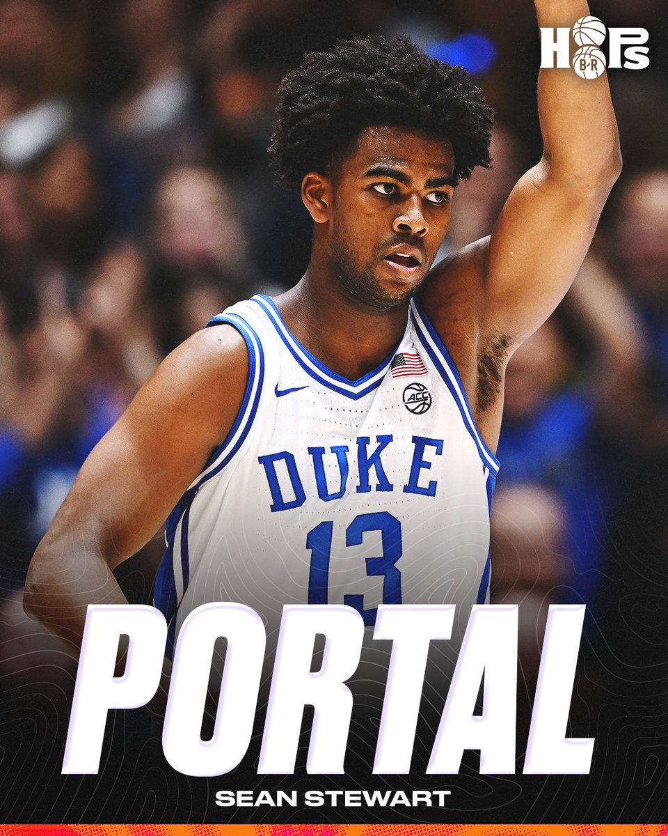 Duke big man Sean Stewart is in the transfer portal. Stewart was a five-star recruit and 2023 McDonald's All American.