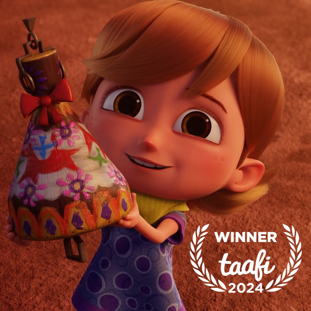 Not one, but TWO PRIZES at @theTAAFI ! Wow 🤩

La Calestia was awarded the Grand Prize by the TAAFI jury and the Best Kids Film prize! 

A huge thank you to the jury of industry vets; recognition of a job well done from our peers means so much!

#reelfxanimation #animation