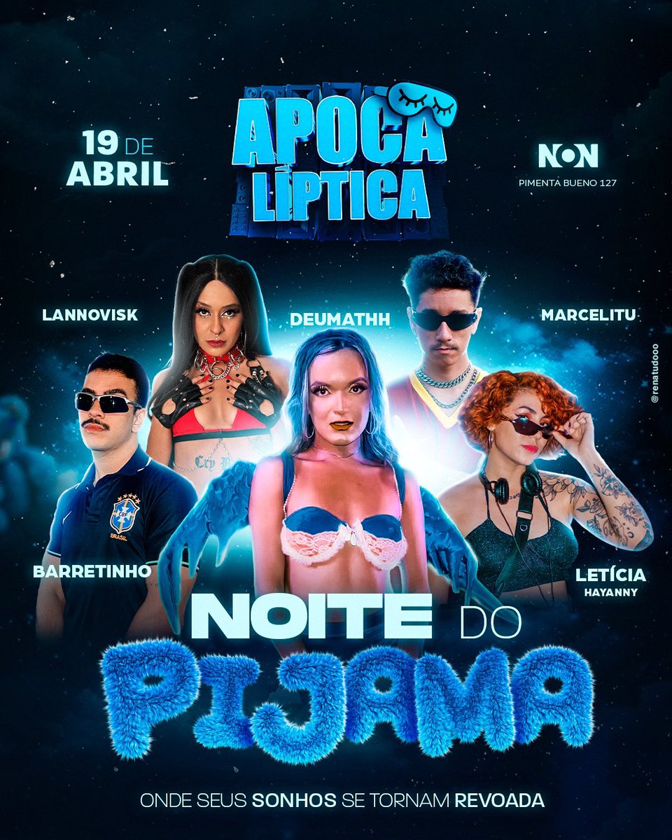 djcellus's tweet photo. oii gente tudo bom?
hoje tem festa minha na non, com um tema bem gostosinho com decoraçao musica boa e djset de @lannovisk @deumathh @letixahayanny @mathbrrt e eu entao chama sua dupla apocaliptica e venha sextar, aqui os seus sonhos se tornam revoada.. ingressos nos comentarios https://t.co/4vletFEhV2
