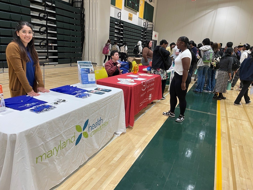 Join us today until 2:30 PM at Seneca Valley High School, 19401 Crystal Rock Dr, Germantown, MD 20874, to learn how to enroll in health insurance through Maryland Health Connection. See you there! @MarylandConnect @MoCoDHHS #MontgomeryCountyHealthConnection #GetCovered