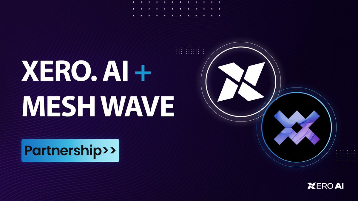 xeroai_erc's tweet image. $XEROAI x $MWAVE

We&apos;re thrilled to announce our partnership with @meshwaveai, a decentralized cloud computing platform which provides a variety of features like AI/ML Support, Cloud Mining, CI/CD Integration and Data Storage to support your workloads.