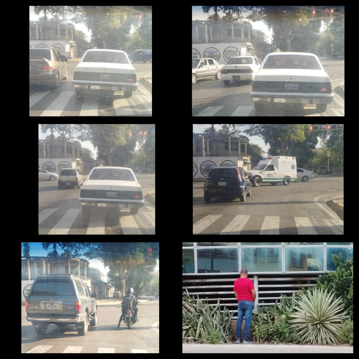 Qmana7's tweet photo. Via @halvarezmadriz Ciudadanía sin control en Cumaná no respetan ni los policías las señales y un hombre orinando en la calle en Cumaná plaza #Cumaná https://t.co/x9ulVrOJ3M