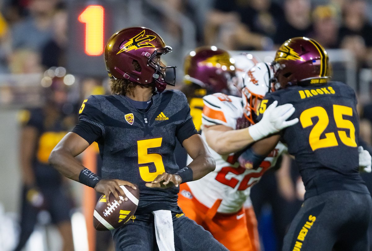 Arizona State transfer quarterback Jaden Rashada is expected to visit an SEC school next week, sources tell @On3sports. SCOOP: on3.com/transfer-porta…