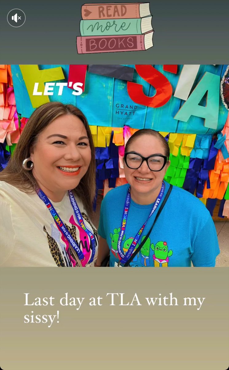 My first #TXLA24 experience! Best part?! Hanging out with my big sis! #sisterlibrarians 👯‍♀️ @TXLA  @TxASL