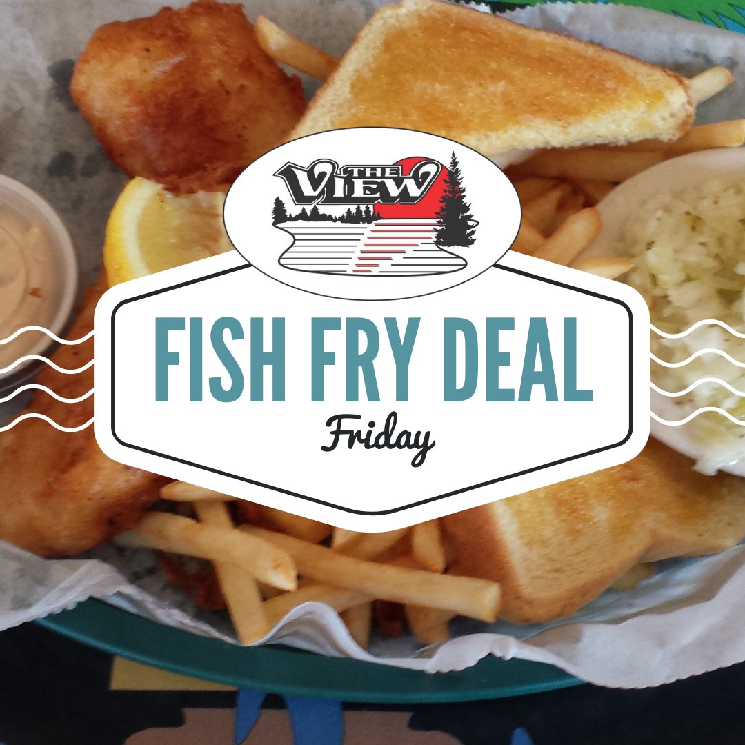 Get hooked on our Friday Fish Fry tradition! 🐟 #TGIFishFry #WeekendEats

#theview #chippewafalls #wisconsin #chippewafallswisconsin #lakewissota  #discoverwisconsin #travelwisconsin #wisconsinfood #wisconsinfoodie #nom #foodstagram