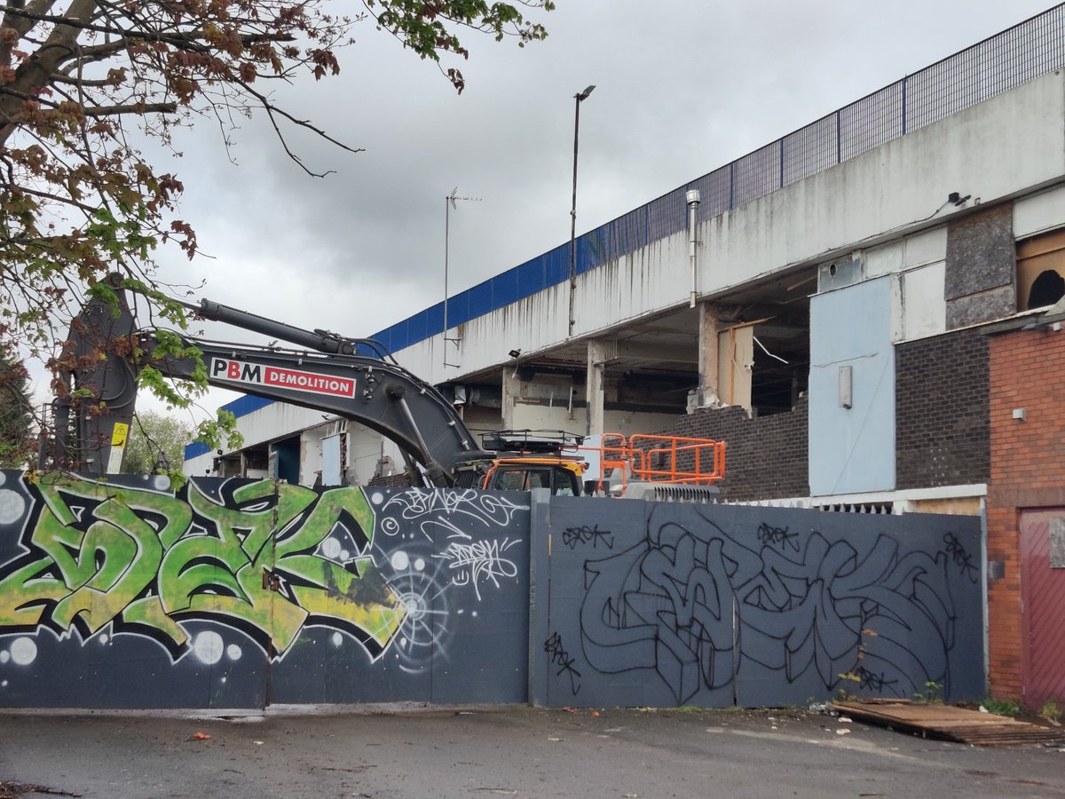 Demolition of Kingstanding Shopping Centre has started