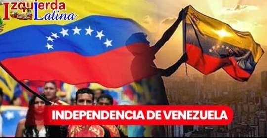 @IzquierdaUnid15 @jaarreaza @embacubaven @EmbaVECuba @cubacooperaven @RoiLopezRivas @AlexNSaab @dcabellor @delcyrodriguezv @EVilluendasC @agnes_becerra Los lazos de hermandad nos unen a #Cuba y #Venezuela, por está razón de la Mayor de las Antillas nos unimos al Pueblo Bolivariano en celebrar el 214 Aniversario de su independencia. #GloriaAlBravoPueblo.