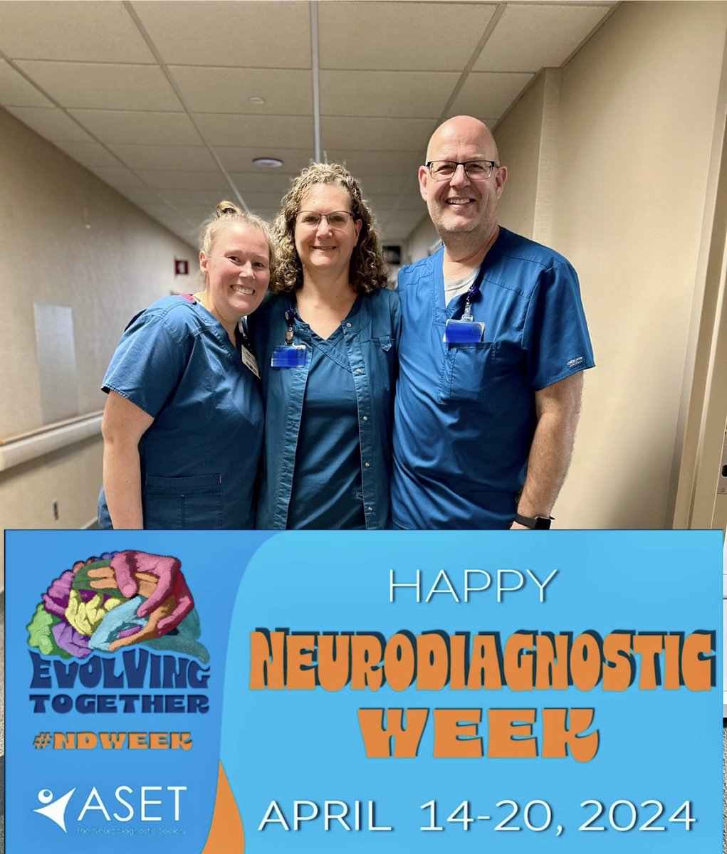 NatteruP's tweet photo. Happy Neurodiagnostic Week to all neurotechs!
Your attention to detail while conducting tests ensure that accurate diagnoses are made, guiding us in developing personalized treatment plans that can change lives.
@MayoClinicHS @ASETsociety @bensalem_owen
#NDWEEK #NDWEEK24 https://t.co/dGZCMHIUds