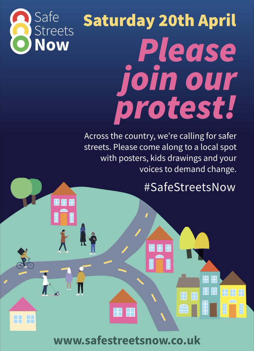 3 children have been hit by drivers in the local area in the last 2 years. Their injuries were not serious but it is unacceptable .

 #SafeStreetsNow

#schoolstreets for Rosendale #roadsafety for #croxted. 

Join In
Sat 17 April
10.30
Turney/Croxted junction walk to HerneHill.