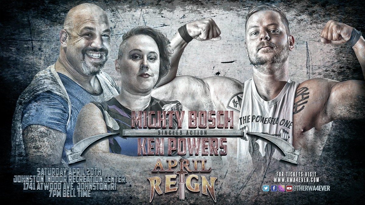 TheKenPowers's tweet photo. Tomorrow night, Power meets Might one on one at @TheRWA4ever April Reign! Who will prevail? You'll have to be there to find out!
.
.
.
.
#wrestling #strongman #thepowerfulone #themighty #polishpowerhouse #polishpower #truepower #weightlifting #bigman #hossfight https://t.co/rtwfm8agXR