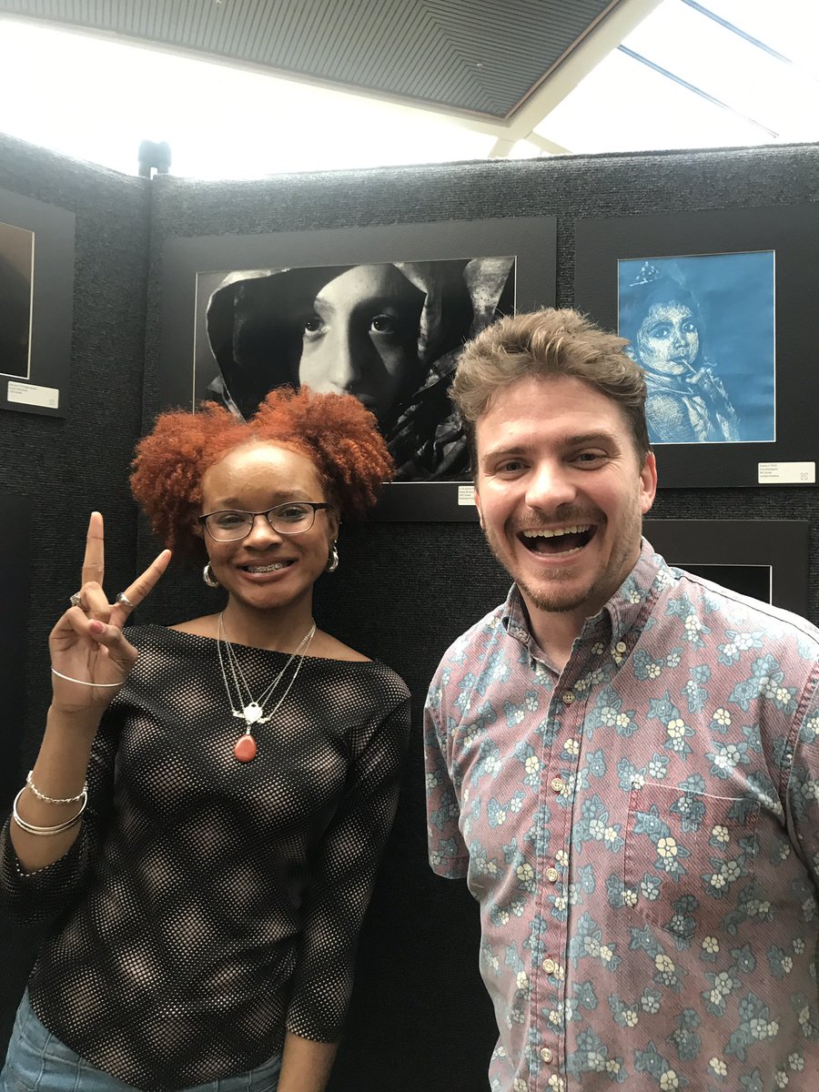 CarverVisualArt's tweet photo. Aldine Photo Fest was so much fun! Congratulations to Daniela Putzeys - 2nd place Alterations and Jacqueline Cruz - 3rd place People. Loved seeing all our incredible Carver Photographers produce, print, and prepare their work over the last few weeks 😭 amazing as ever Panthers! https://t.co/DL3CMnhLgA