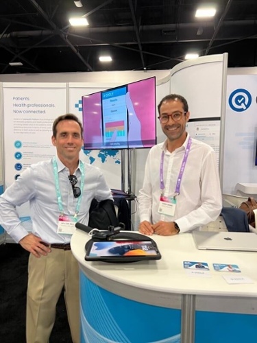 Our CEO enjoyed meeting the @DooleHealth team yesterday at @eMergeAmericas! It was great to share ideas on optimizing care and streamlining telehealth & telederm services! #DigitalHealth #HealthCareTech
