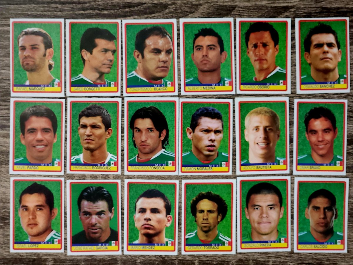 @jcutlersburner 2007 Copa America stickers All in first picture-$5 each Borgetti, Blanco, Marquez-$3 each. All others from Mexican National Team-$1 each Shipping- PWE-$0.75 (1-4 stickers) in U.S. BMWT-$4 in U.S.