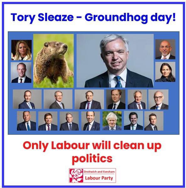 DandECLP's tweet photo. 😫 Fed up with never ending Tory sleaze and  scandals?

🚫There is only one way to stop this morally derelict Government…

🌹 Vote Labour https://t.co/1ozZrUWduB