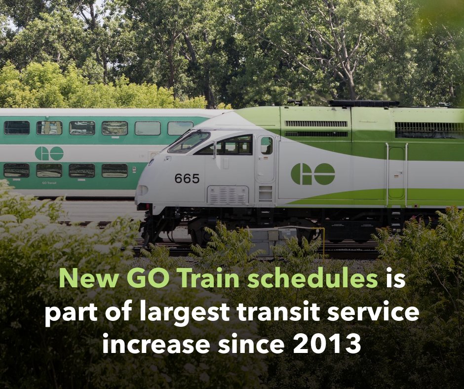 Starting April 28, Metrolinx is making the biggest GO Train service increase since 2013, adding over 300 weekly train trips, and adjusting GO Bus service to better meet customer needs and demand. Click here to learn more about the service changes: bit.ly/3VZW3iw