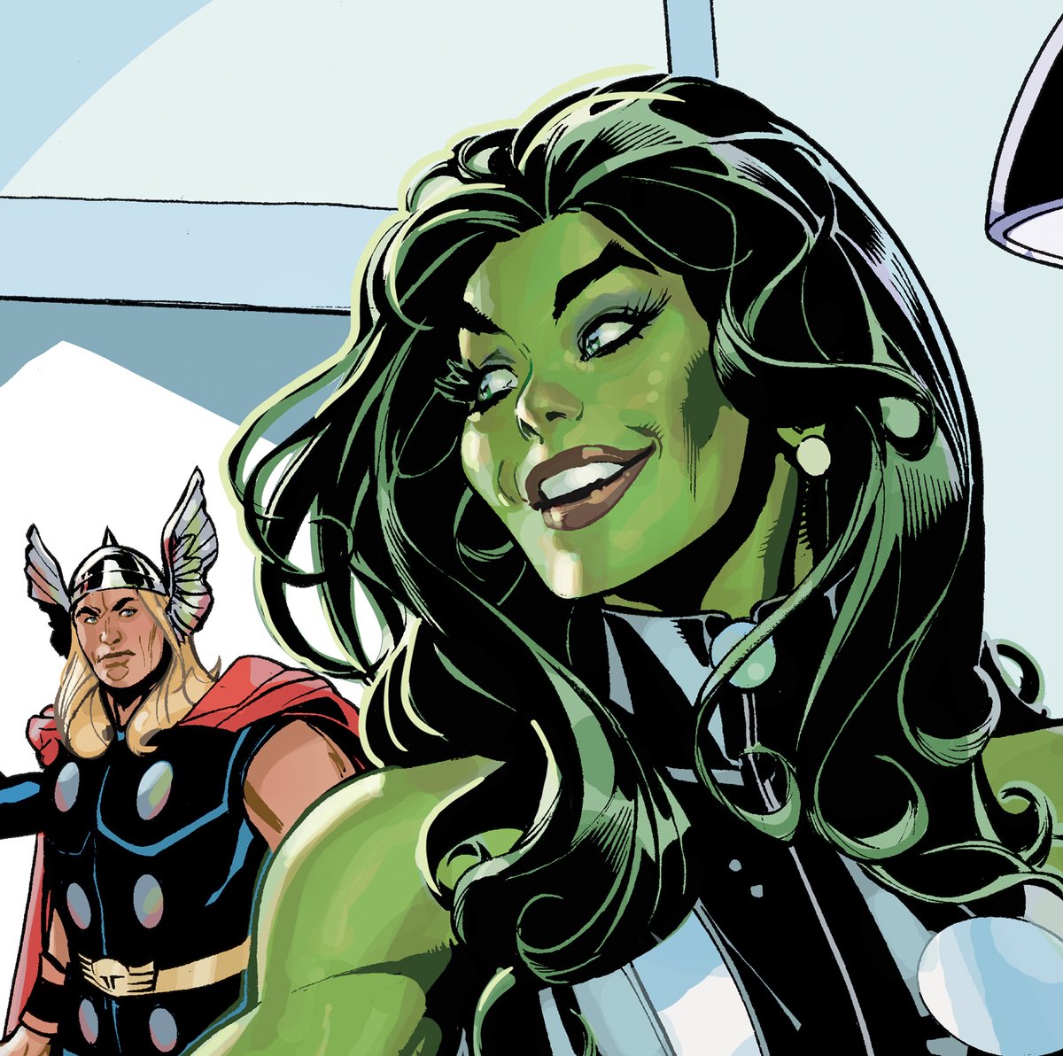 It's hard being GREEN... Detail from the Sensational She-Hulk 8 Variant Cover - out May 22 from @Marvel Comics! Rachel Dodson Inks Pencil/Ink/Color Me