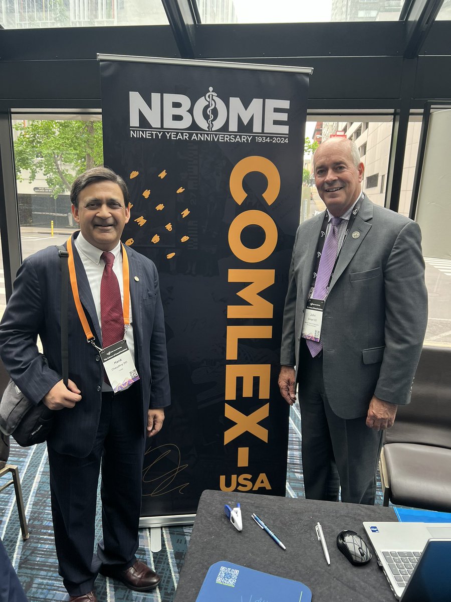 @TheFSMB Annual Meeting in Music City with @DrHankChaudhry & reps from nation’s 71 state medical and osteopathic medical licensing boards, helping to celebrate @NBOME’s 90th anniversary! #COMLEX-USA #DOProud @AOAforDOs @AACOMmunities @COSGP @NationalSOMA