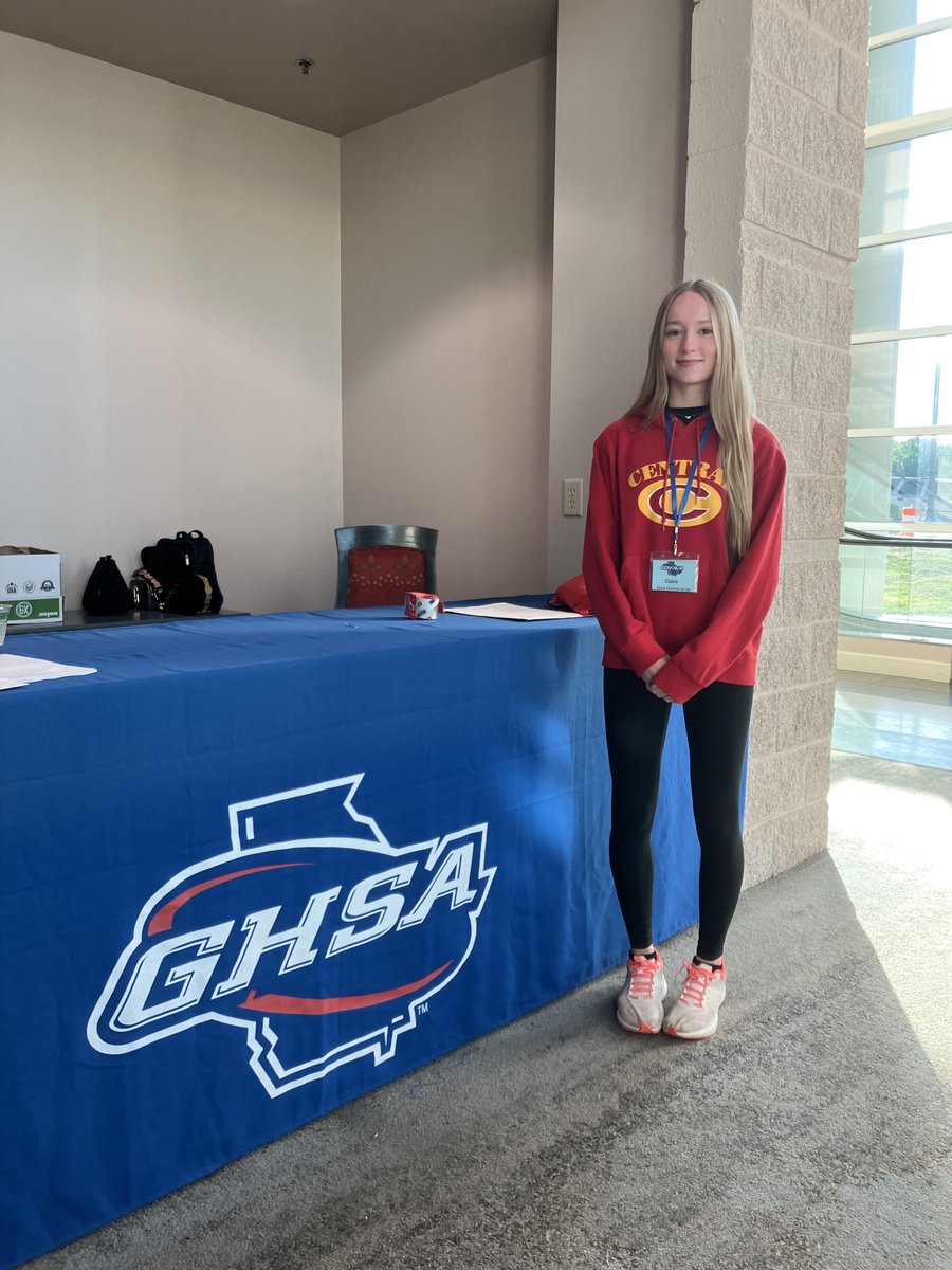 Shout-out to Gladiator student-athlete Claire Bruner who represented Clarke Central at the 2024 GHSA Student Leadership Conference in Macon last week. The event was presented by the GHSA Student Athlete Advisory Committee and included some of the best speakers in athletics!