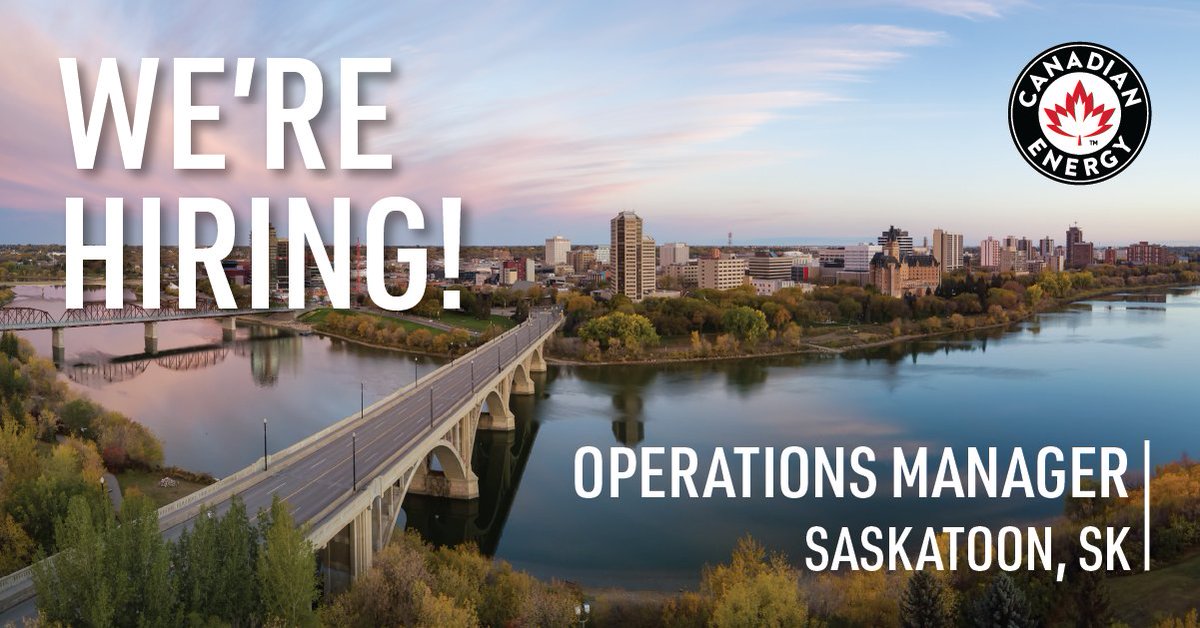 We are hiring an Operations Manager for our Saskatoon location! Please apply today if you think you'd be the perfect fit for this role.

bit.ly/4apaTn1