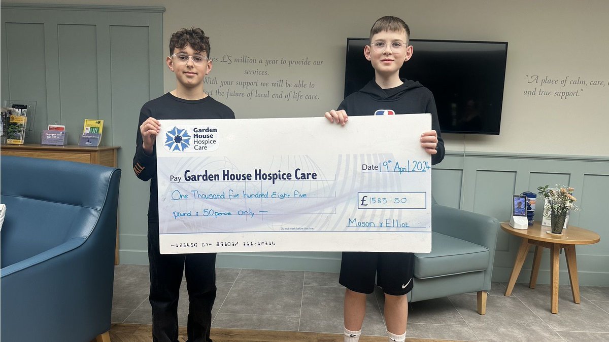 Through treacherous gales, rain & fog, these courageous 11yr-olds have completed their monumental expedition, Mt Snowdon. Well done to Mason & Ell for their incredible fundraising total! This 💰 provides invaluable care for local ppl who receive our free compassionate services.