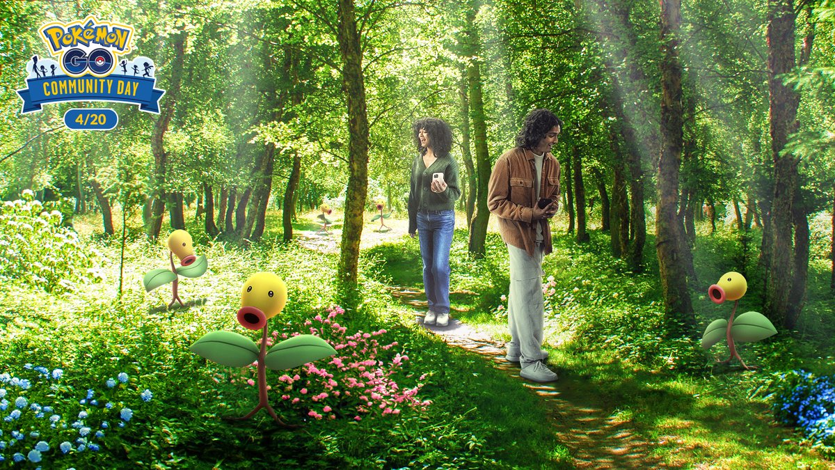 Be-leaf it or not, Bellsprout has some seriously fast “feet” that allow it to move at quite a clip! 🌿 

Trainers, see if you can chase down Bellsprout during April’s Community Day event in #PokemonGO.