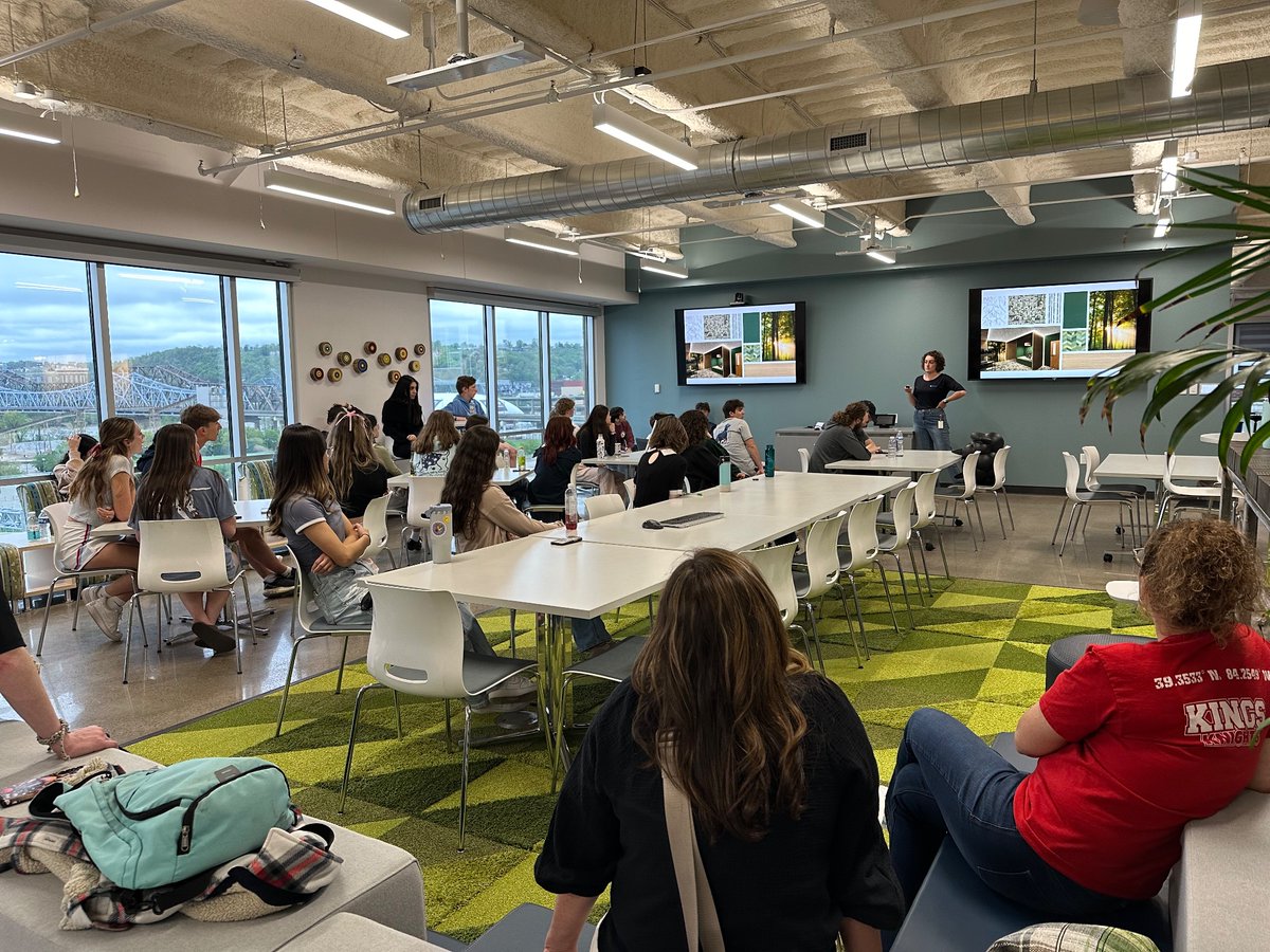 c_jahnigen's tweet photo. Great day of discussing architecture, engineering, interior and landscape design with students from @Kings_Schools @GregSearsEdu @shp_design 🔨🪛👨‍💻🧱 

Good luck to those who are going to pursue #AEC careers in college! ! #STEMeducation https://t.co/LgxCnGf8ga