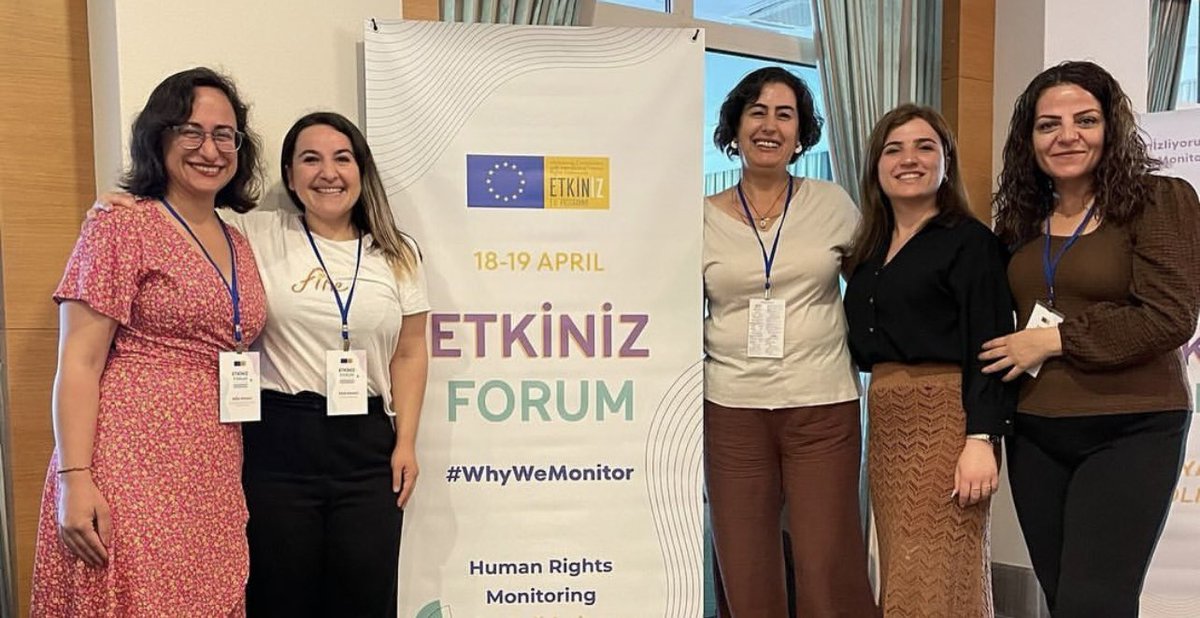 @etkinizab ‘in planladığı ‘Dayanışma, Hesap Verebilirlik ve İyileşme için İnsan Hakları İzleme’ temalı Forum’un ilk gününde #Nedenİziyoruz sorusuna birlikte yanıt aradık. Savunuculuk faaliyetlerimizi ve sivil alan dayanışmasını güçlendirmek için iki gün boyunca bir aradaydık.”