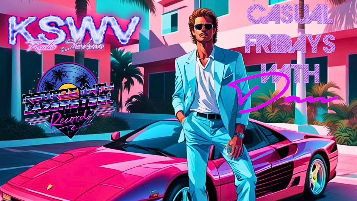 Synthwave -RetroSynth - KSWV Radio Shockwave - Casual Friday's With Dan ... youtube.com/live/5IWvuulIk… via @YouTube